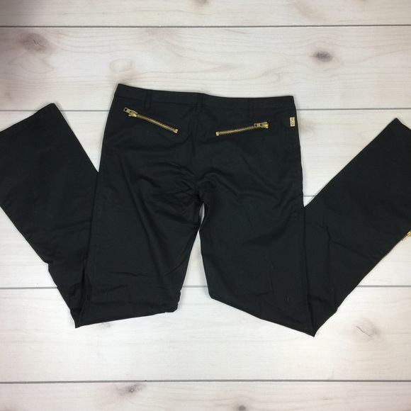 Moschino black rock and roll flare pants. - Picture 8 of 8